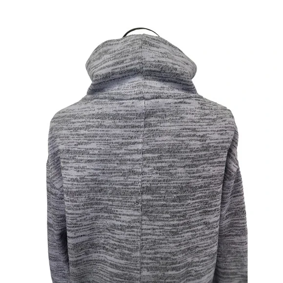 Anthropologie Saturday Sunday Oversized Spacedye Sweatshirt in Lavender Gray - Picture 8 of 10